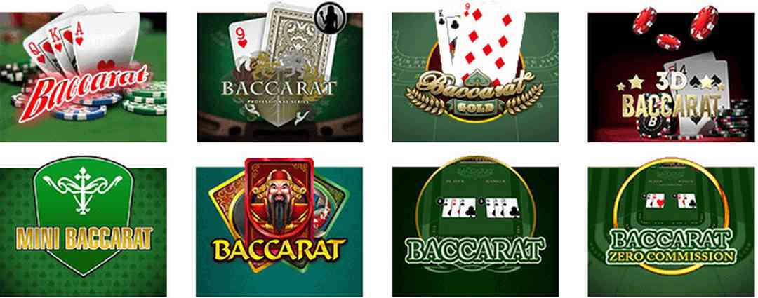 Nhiều phiên bản trò chơi Baccarat thú vị 