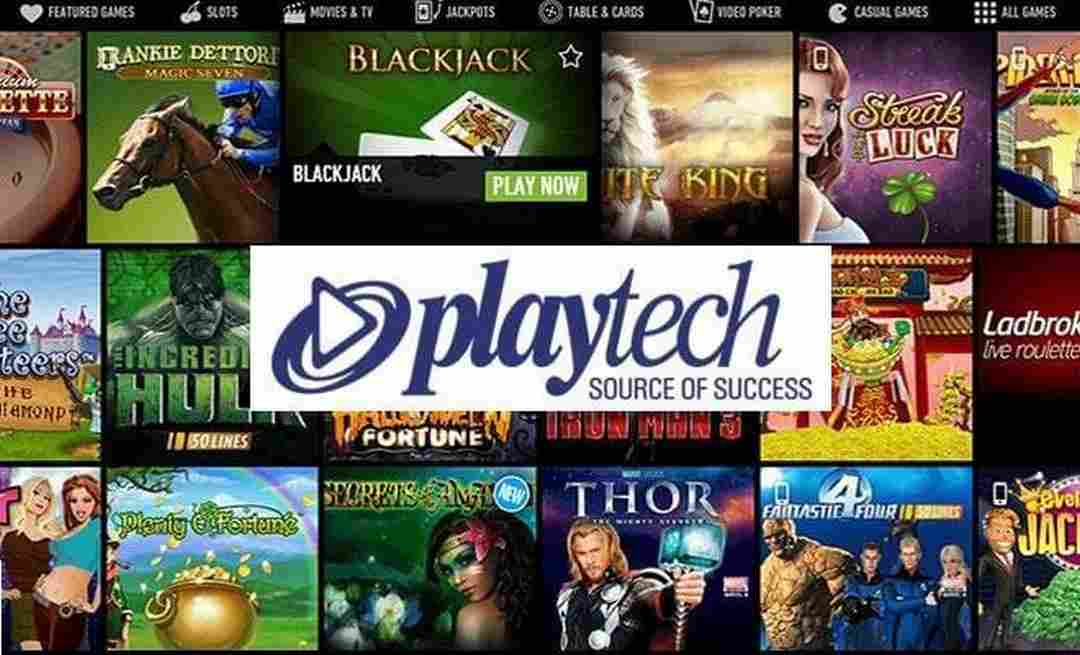 Những tựa game slots Playtech gay cấn đa dạng