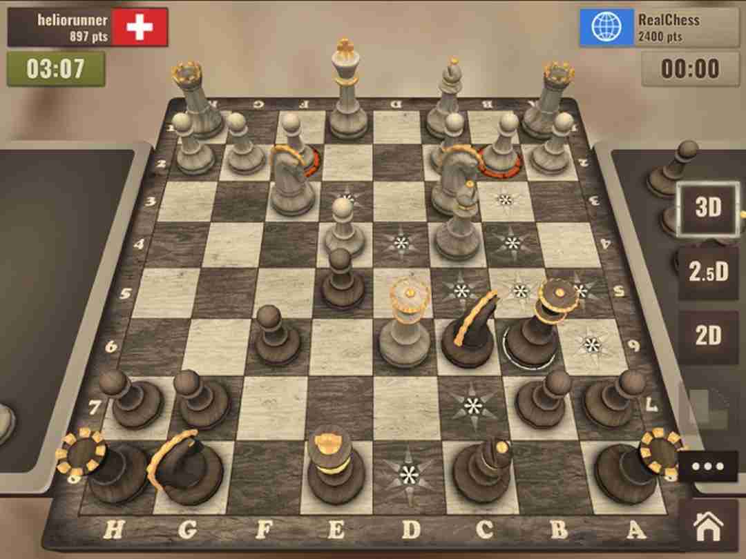 Một trong những phần mềm cờ vua 3D của Rich88 (Chess)
