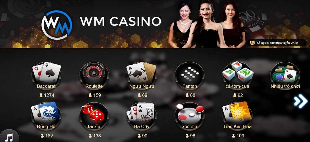 wm casino là nhà phát hành game cao cấp có tiếng tăm trên toàn thế giới